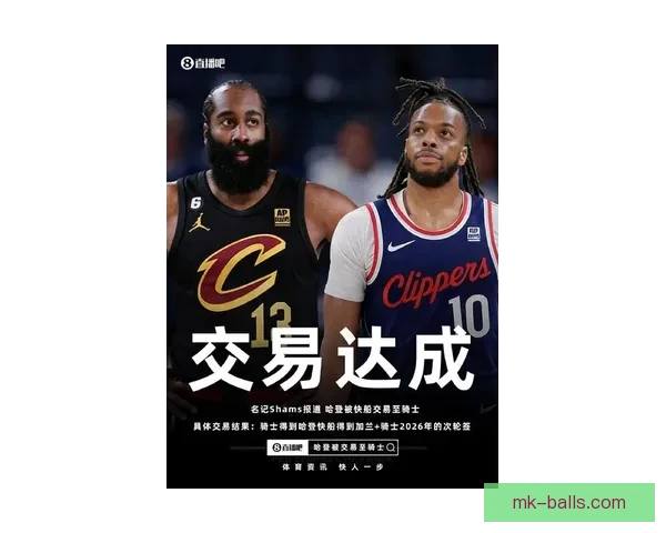 哈登或与骑士签2年巨额续约还计划招募詹姆斯加盟